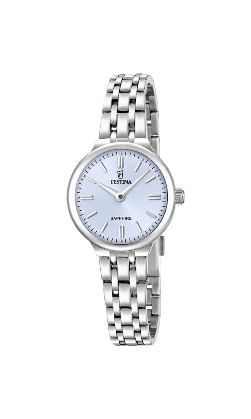 OROLOGIO FESTINA MADEMOISELLE F20744/3 AZZURO CINGHIA ACCIAIO INOSSIDABILE, DONNA