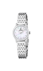 OROLOGIO FESTINA MADEMOISELLE F20749/1 MADREPERLA CINGHIA ACCIAIO INOSSIDABILE, DONNA