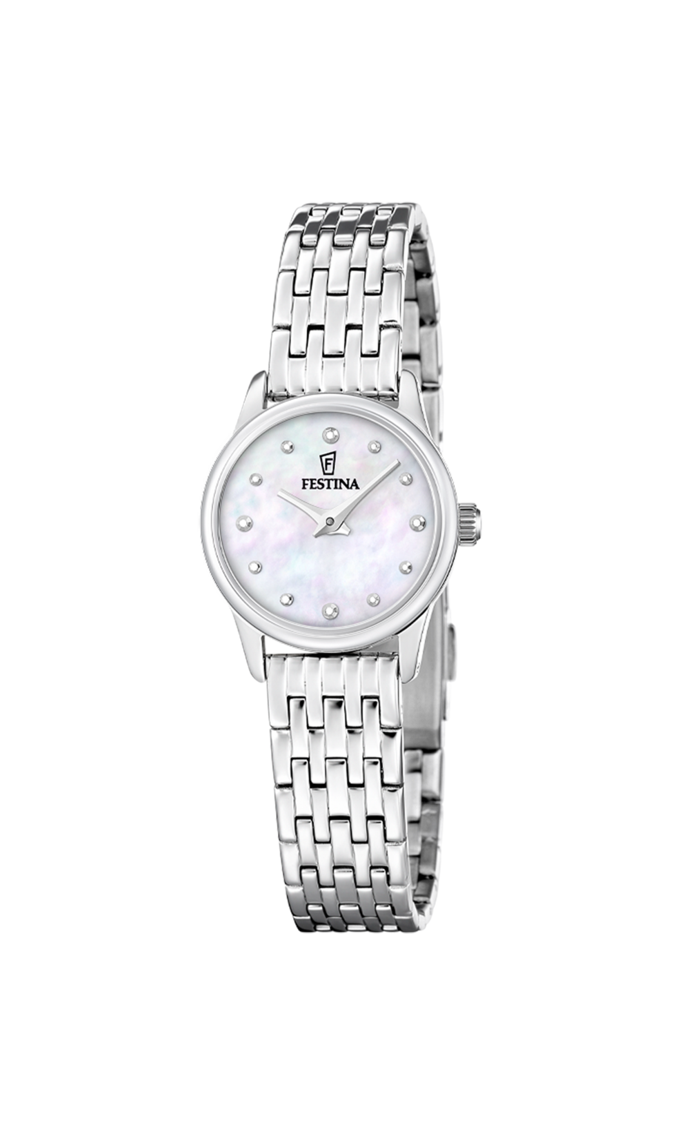 OROLOGIO FESTINA MADEMOISELLE F20749/1 MADREPERLA CINGHIA ACCIAIO INOSSIDABILE, DONNA