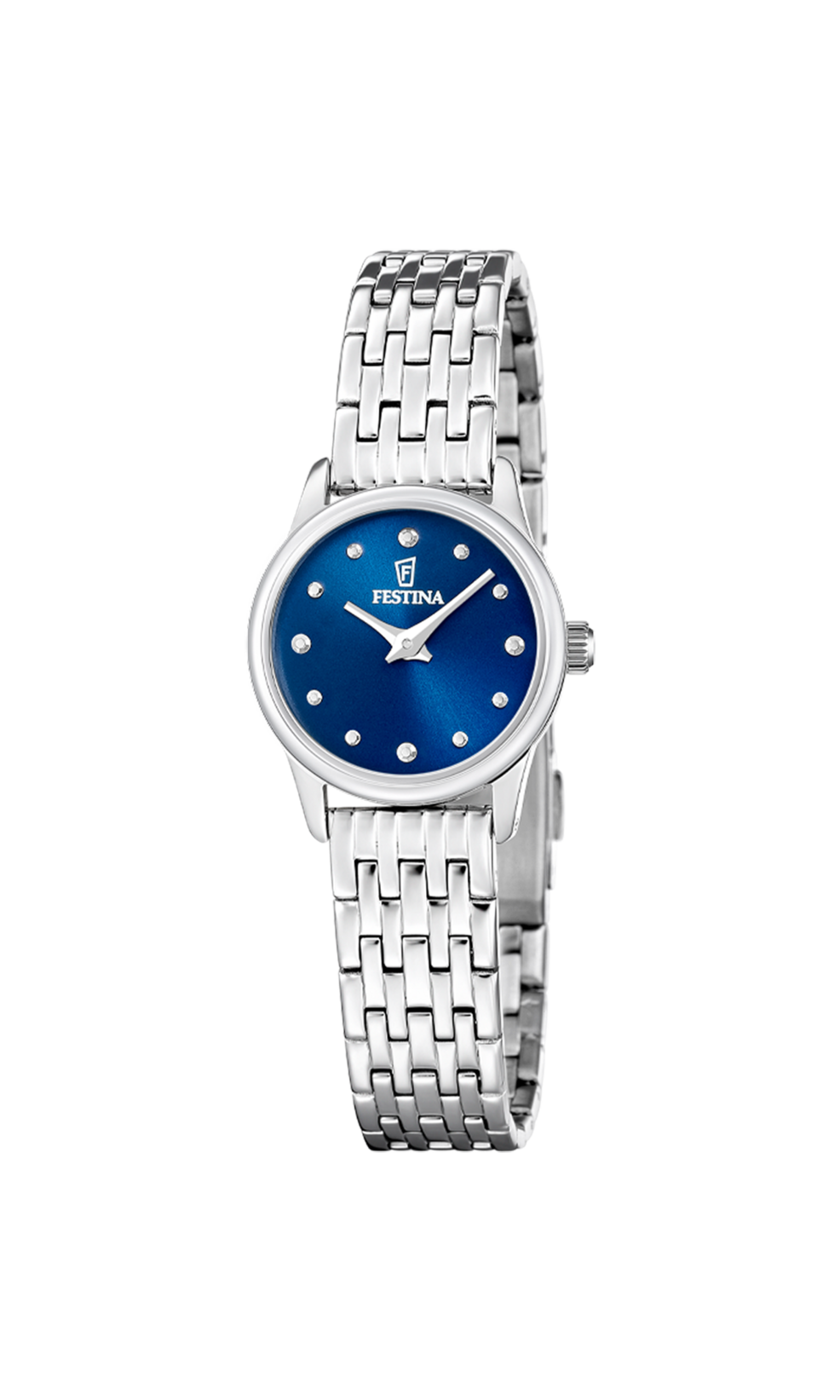OROLOGIO FESTINA MADEMOISELLE F20749/4 AZZURO CINGHIA ACCIAIO INOSSIDABILE, DONNA