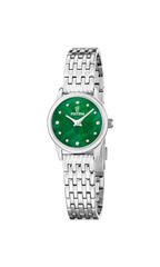 OROLOGIO FESTINA MADEMOISELLE F20749/5 VERDE CINGHIA ACCIAIO INOSSIDABILE, DONNA