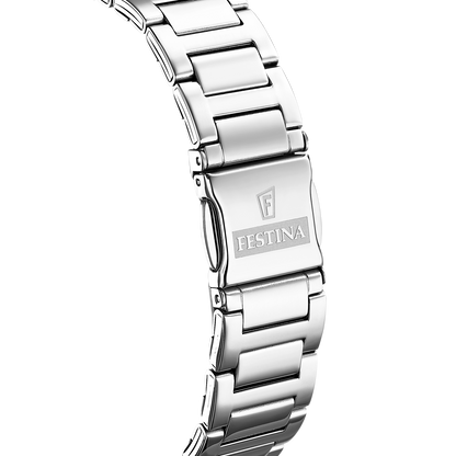 OROLOGIO FESTINA BOYFRIEND F16719/1 BIANCO CON CINTURINO IN ACCIAIO, DONNA