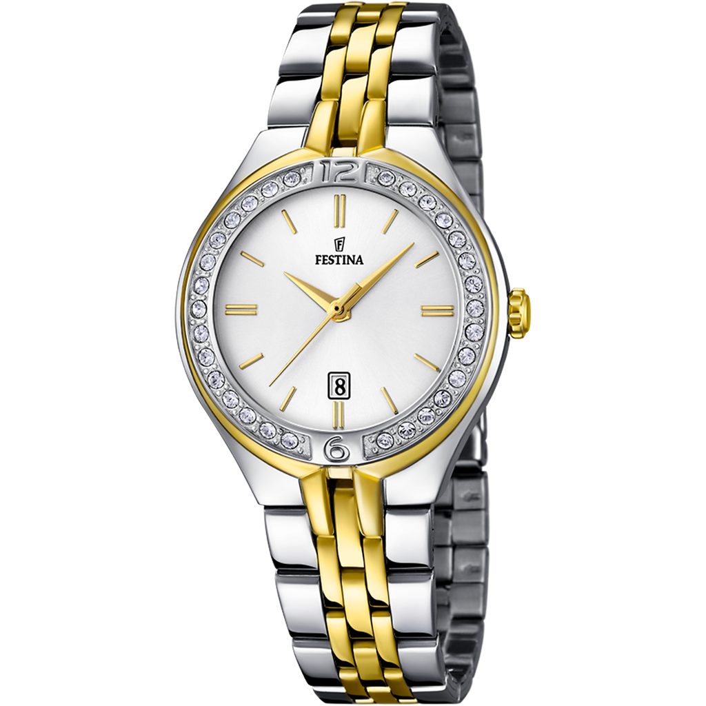 OROLOGIO FESTINA MADEMOISELLE F16868/1 ARGENTO CON CINTURINO IN ACCIAIO, DONNA