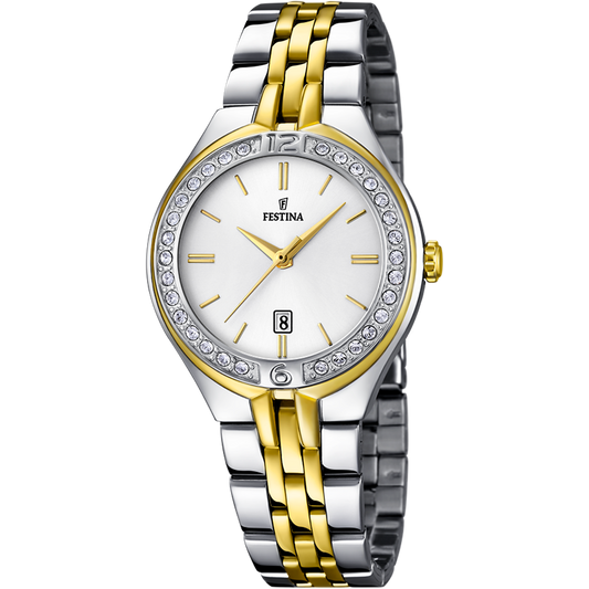 OROLOGIO FESTINA MADEMOISELLE F16868/1 ARGENTO CON CINTURINO IN ACCIAIO, DONNA
