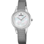 OROLOGIO FESTINA MADEMOISELLE F20494/4 BEIGE CINTURINO IN ACCIAIO INOSSIDABILE 316L, DONNA