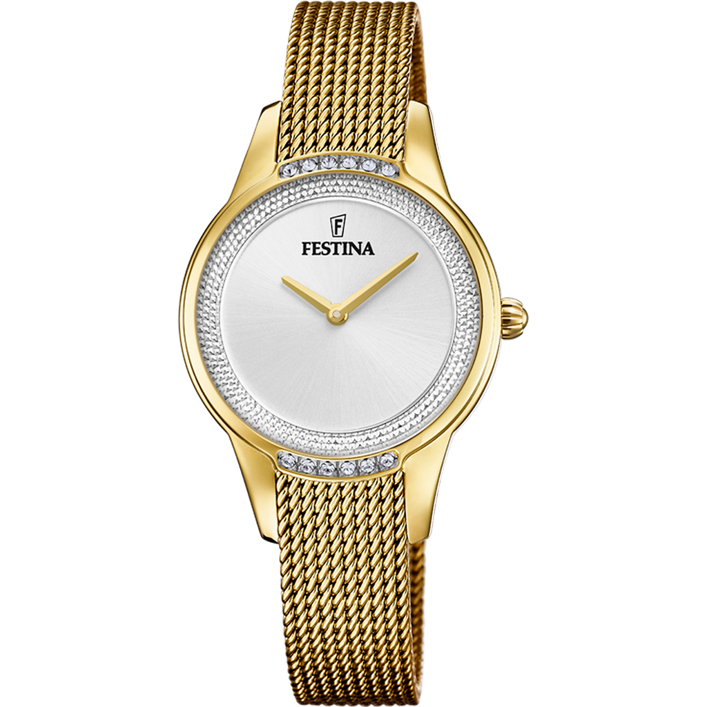 OROLOGIO FESTINA MADEMOISELLE F20495/1 ARGENTO CON CINTURINO IN ACCIAIO, DONNA