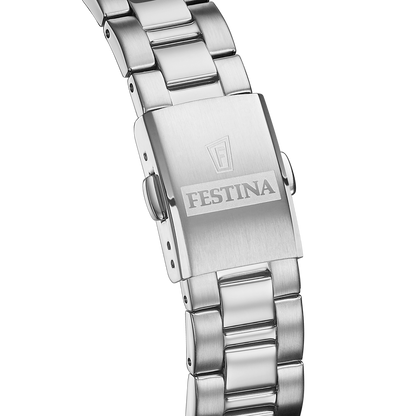 OROLOGIO FESTINA CLASSICS F20553/2 BIANCO CON CINTURINO IN ACCIAIO, DONNA