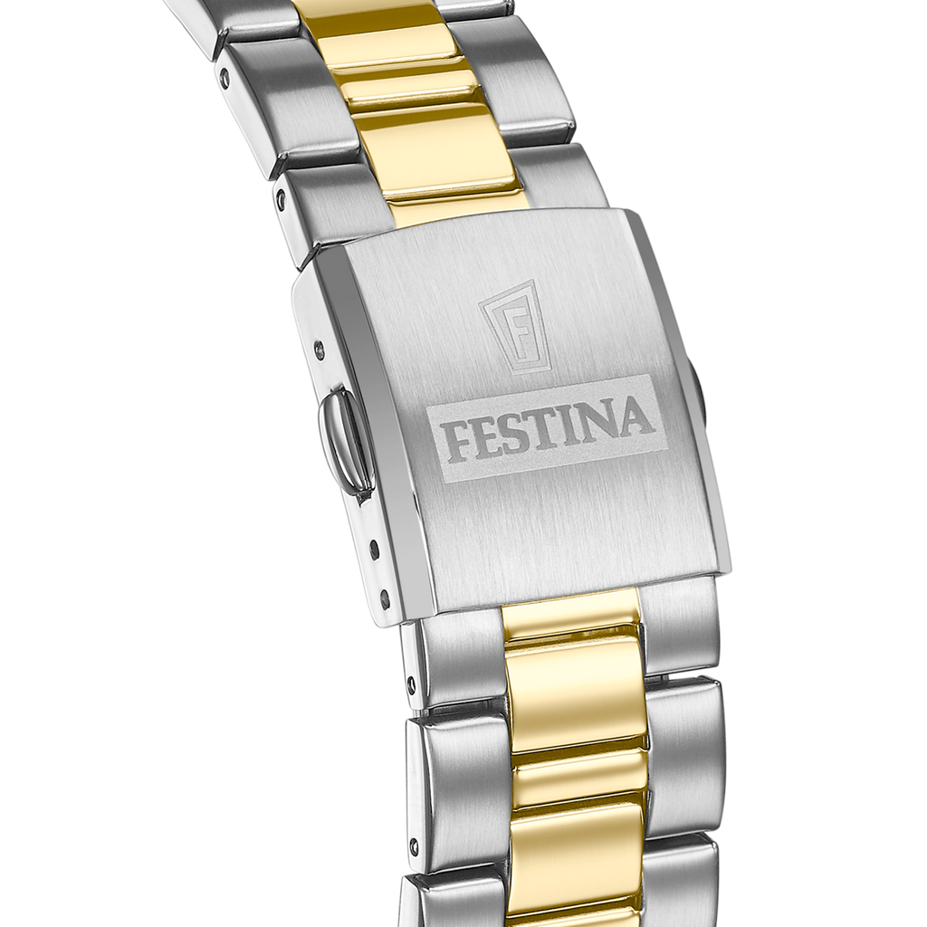OROLOGIO FESTINA CLASSICO IN ACCIAIO F20554/4 BLU CON CINTURINO IN ACCIAIO, UOMO