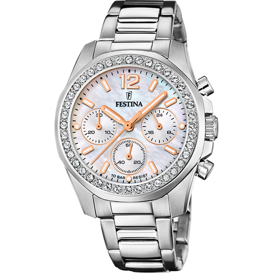 OROLOGIO FESTINA F20606/1 MADREPERLA DONNA
