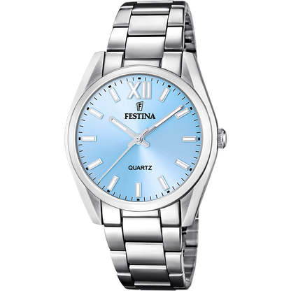 OROLOGIO FESTINA F20622/3 COLLEZIONE ALLEGRIA, CINTURINO IN ACCIAIO BLU, DONNA.
