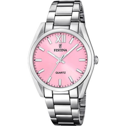 OROLOGIO FESTINA F20622/M ROSA CINTURINO IN ACCIAIO INOSSIDABILE 316L, DONNA