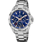 OROLOGIO FESTINA F20623/2 AZZURO CINTURINO IN ACCIAIO INOSSIDABILE 316L, UOMO