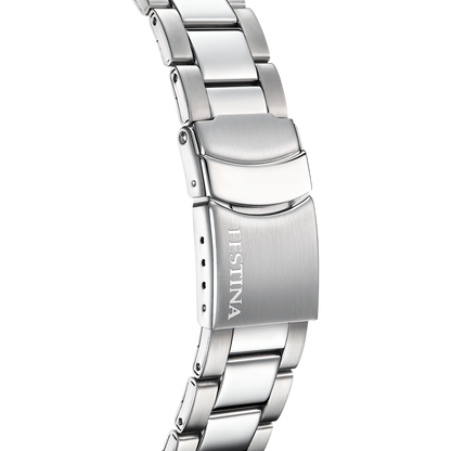 OROLOGIO FESTINA F20623/2 AZZURO CINTURINO IN ACCIAIO INOSSIDABILE 316L, UOMO