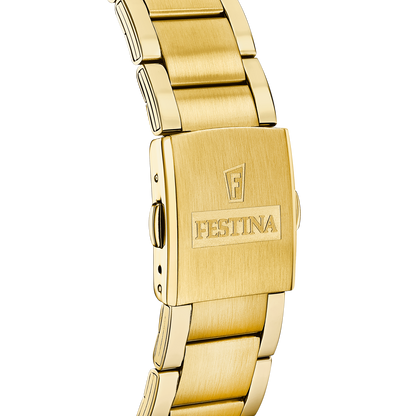 OROLOGIO FESTINA TIMELESS CRONOGRAFO F20633/2 BLU CON CINTURINO IN ACCIAIO INOSSIDABILE 316L, UOMO.