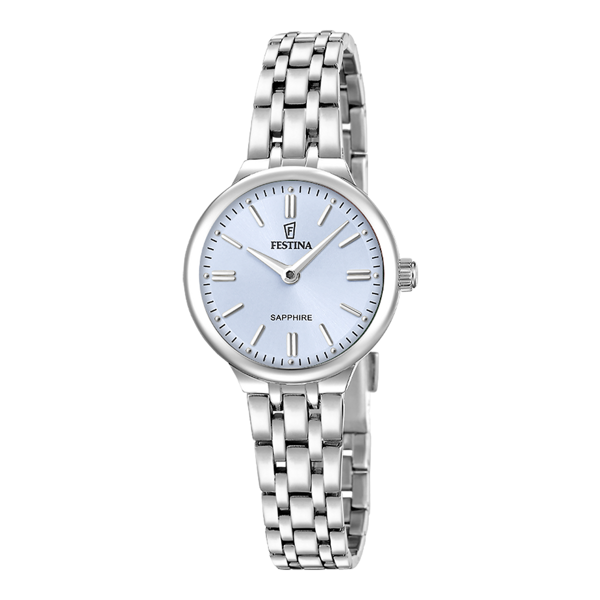 OROLOGIO FESTINA MADEMOISELLE F20744/3 AZZURO CINGHIA ACCIAIO INOSSIDABILE, DONNA