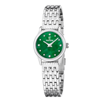 OROLOGIO FESTINA MADEMOISELLE F20749/5 VERDE CINGHIA ACCIAIO INOSSIDABILE, DONNA