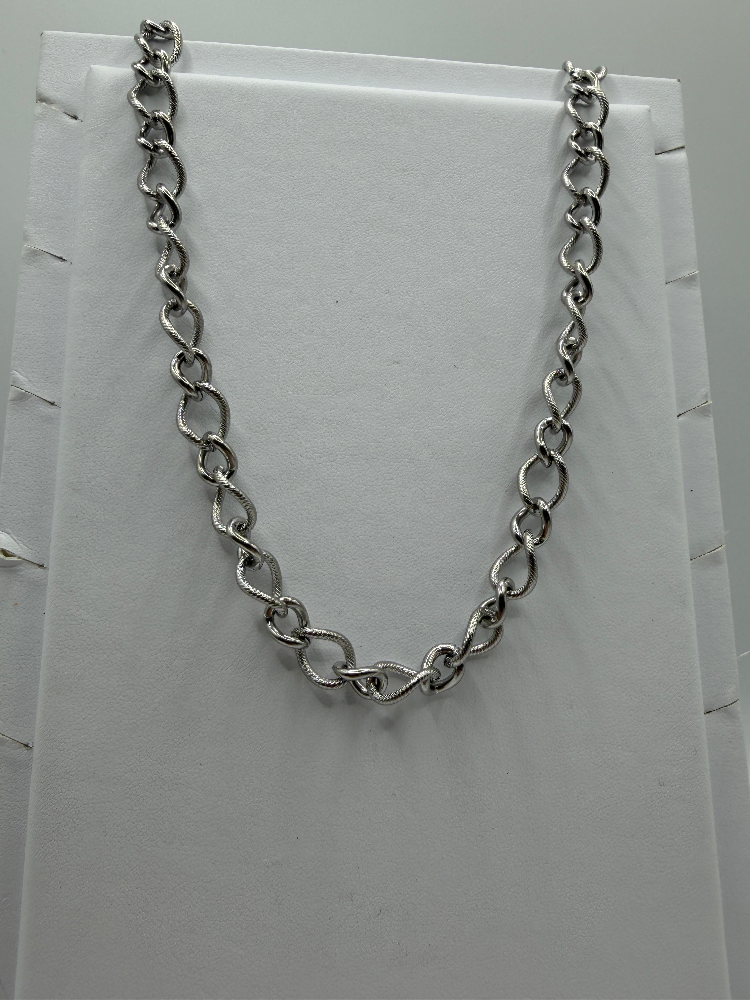 ONE - Collana in acciaio