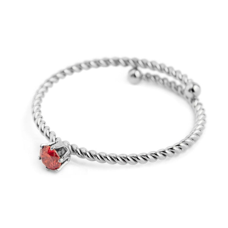 Marlù - Anello con zircone 3mm