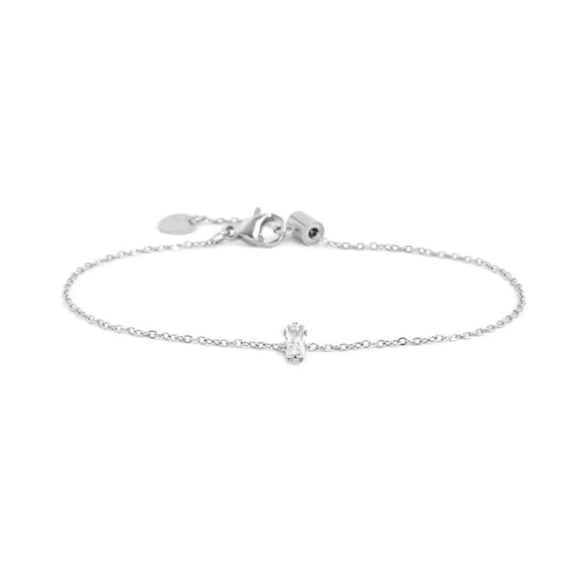 Marlù - Bracciale con zircone baguette
