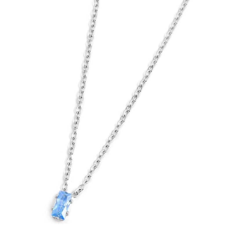Marlù - Collana con zircone baguette