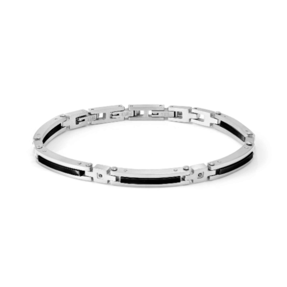 Bracciale strong diamond con diamanti