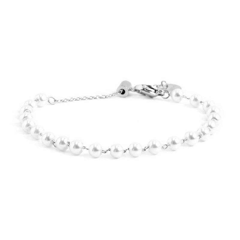 Marlù - Bracciale catena con perle 4,3mm