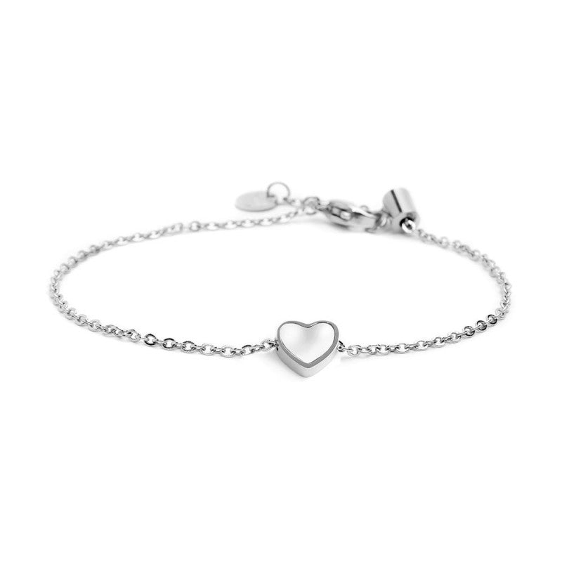 Marlù - Bracciale cuore madreperla