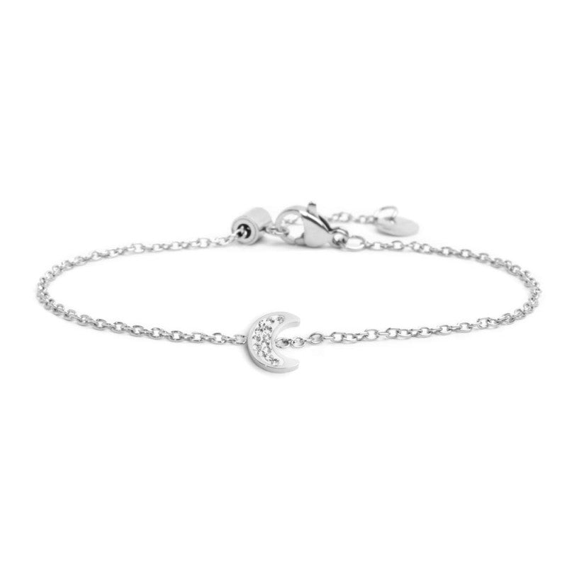 Marlù - Bracciale luna con cristalli