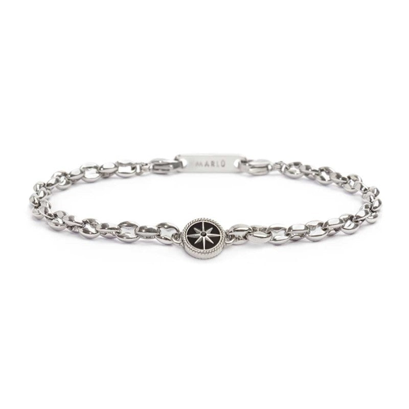 Marlù - Bracciale rosa dei venti catena marine