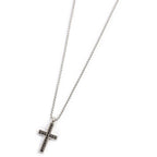 Marlù - Collana con croce pendente con zirconi