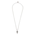 Marlù - Collana con croce pendente con zirconi