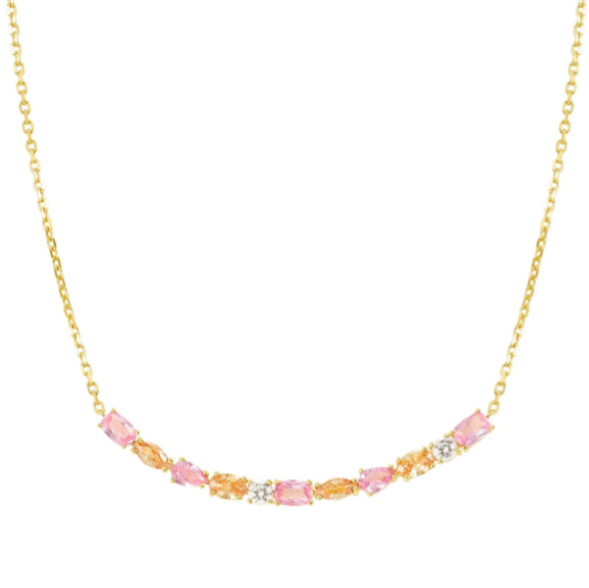Collana Colour Wave Aurora Ed. Placca lunga colorata
