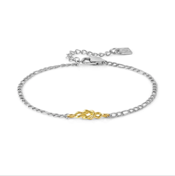 Bracciale Uomo Refined con Nodo in oro 18kt