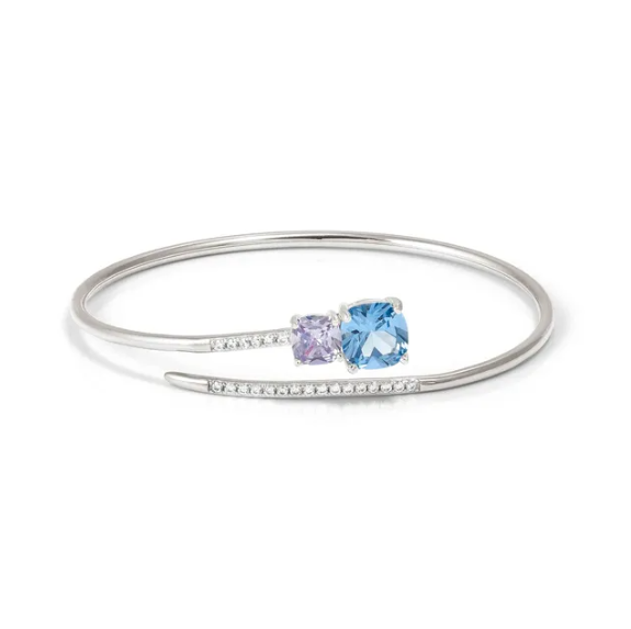 Nomination - Bracciale Rigido Colour Wave Aurora Ed. Doppia pietra