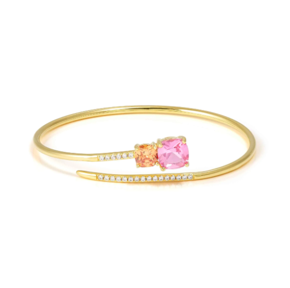 Nomination - Bracciale Rigido Colour Wave Aurora Ed. Doppia pietra