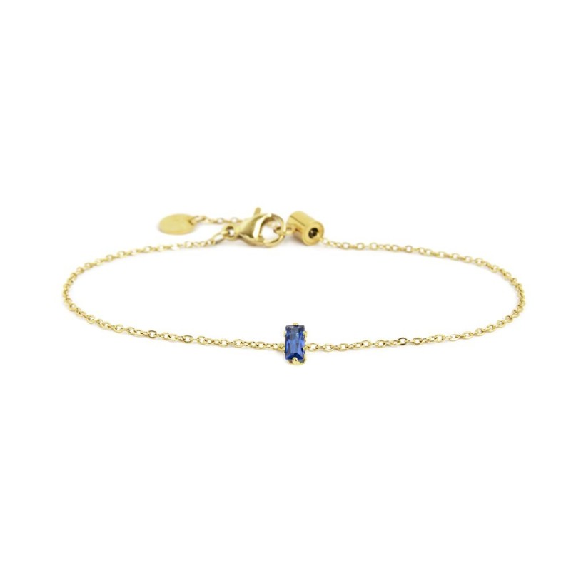 Bracciale con zircone baguette