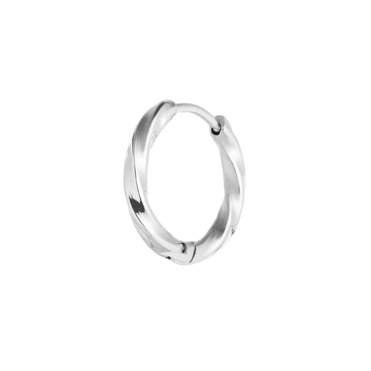 Orecchino a cerchio ritorto 1,7 cm