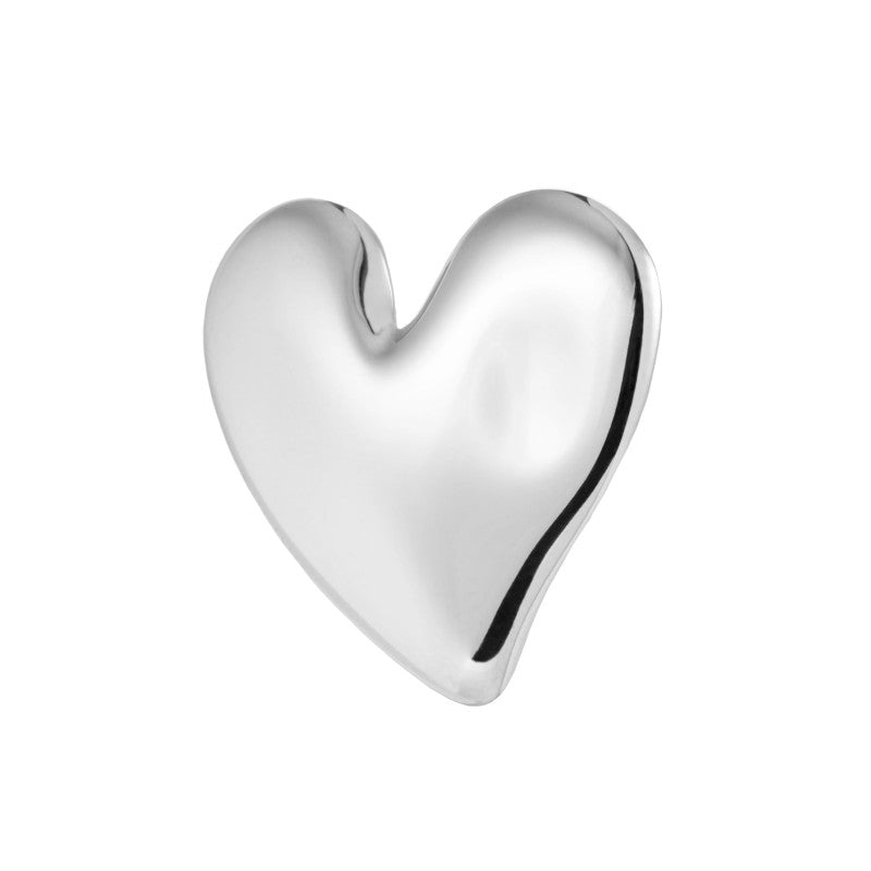 Marlù - Orecchino a lobo cuore irregolare 2,1cm